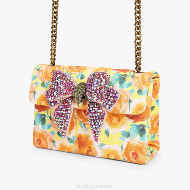 Kurt Geiger mujer londres arco medio kensington 2LPR3 | bolsas naranja